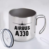 Thumbnail for Airbus A330 & Plane Designed Stainless Steel Portable Mugs