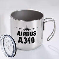 Thumbnail for Airbus A340 & Plane Designed Stainless Steel Portable Mugs