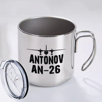 Thumbnail for Antonov AN-26 & Plane Designed Stainless Steel Portable Mugs