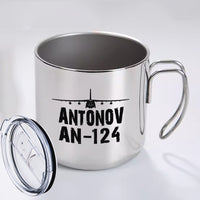 Thumbnail for Antonov AN-124 & Plane Designed Stainless Steel Portable Mugs