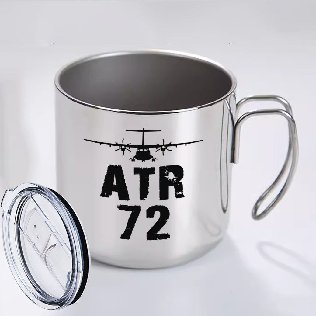 ATR-72 & Plane Designed Stainless Steel Portable Mugs