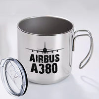 Thumbnail for Airbus A380 & Plane Designed Stainless Steel Portable Mugs