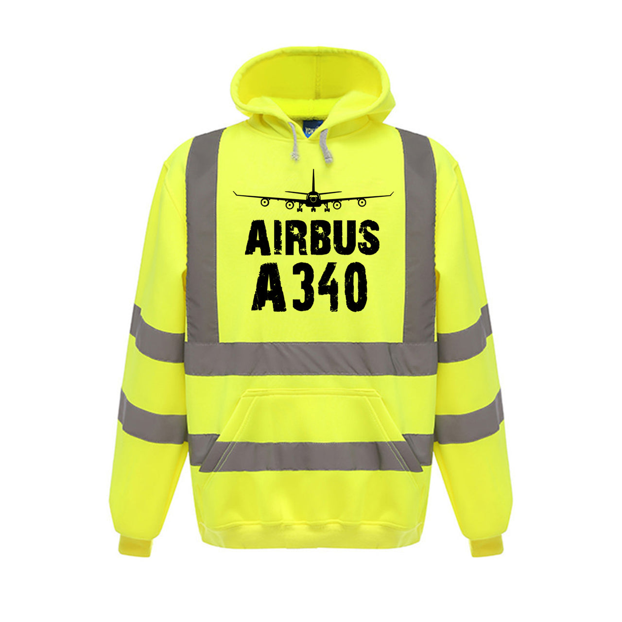 Airbus A340 & Plane Designed Reflective Hoodies