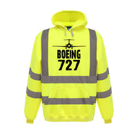 Thumbnail for Boeing 727 & Plane Designed Reflective Hoodies