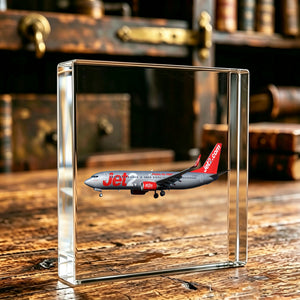 Jet2.com Boeing 737-800 Airplane Crystal Ornament