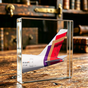 Air India Airlines Tail Logo Crystal Ornament