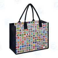Thumbnail for 220 World's Flags Designed Special Canvas Bags