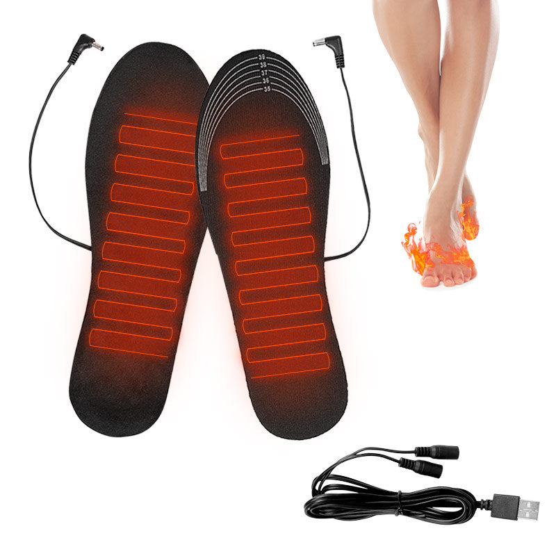 USB Heated Shoe Insoles Electric Foot Warming FOR PILOTS&AVIATORS