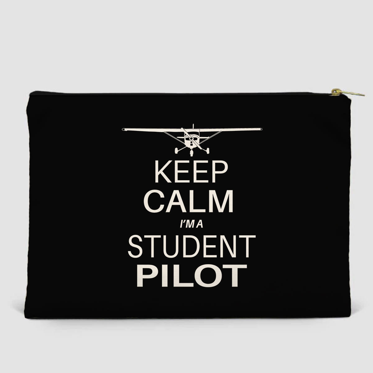 Student Pilot Designed Zipper Pouch