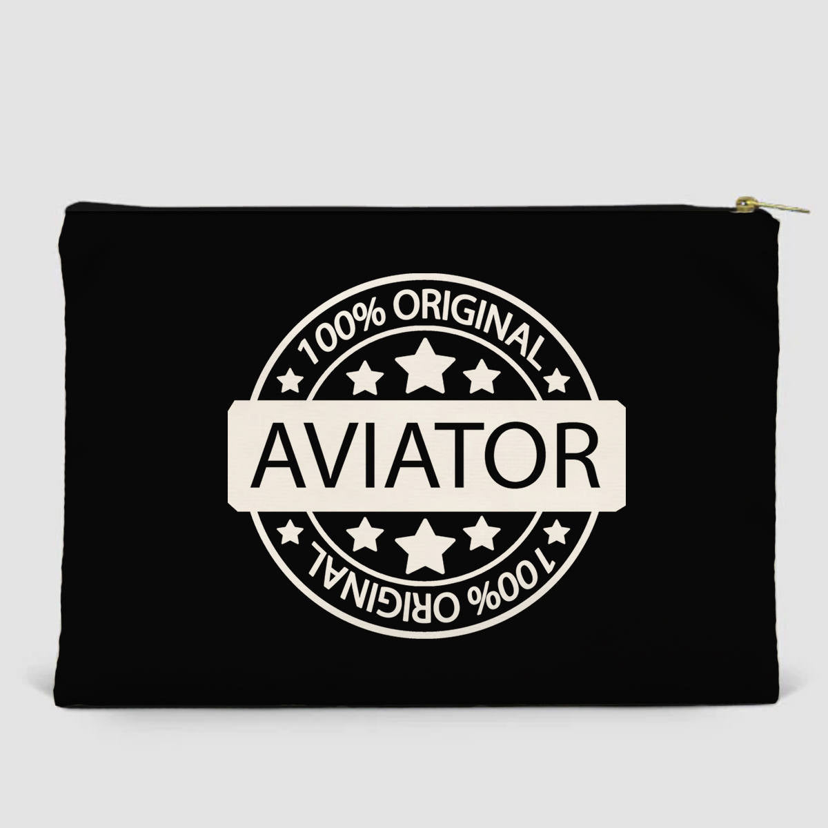 %100 Original Aviator Designed Zipper Pouch