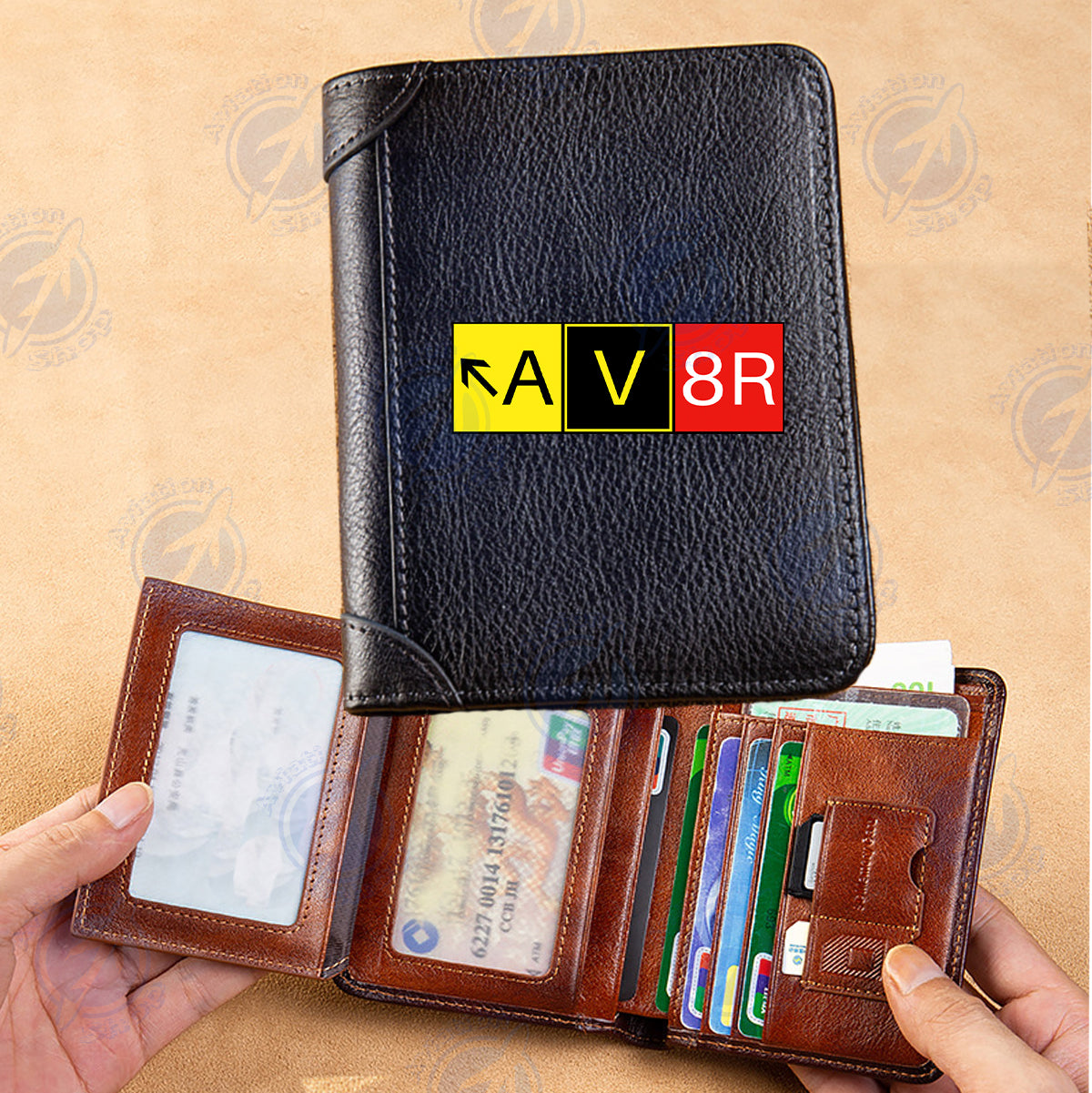AV8R Designed Leather Wallets