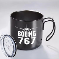 Thumbnail for Boeing 767 & Plane Designed Stainless Steel Portable Mugs