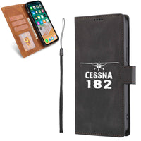 Thumbnail for Cessna 182 & Plane Designed Leather Samsung S & Note Cases