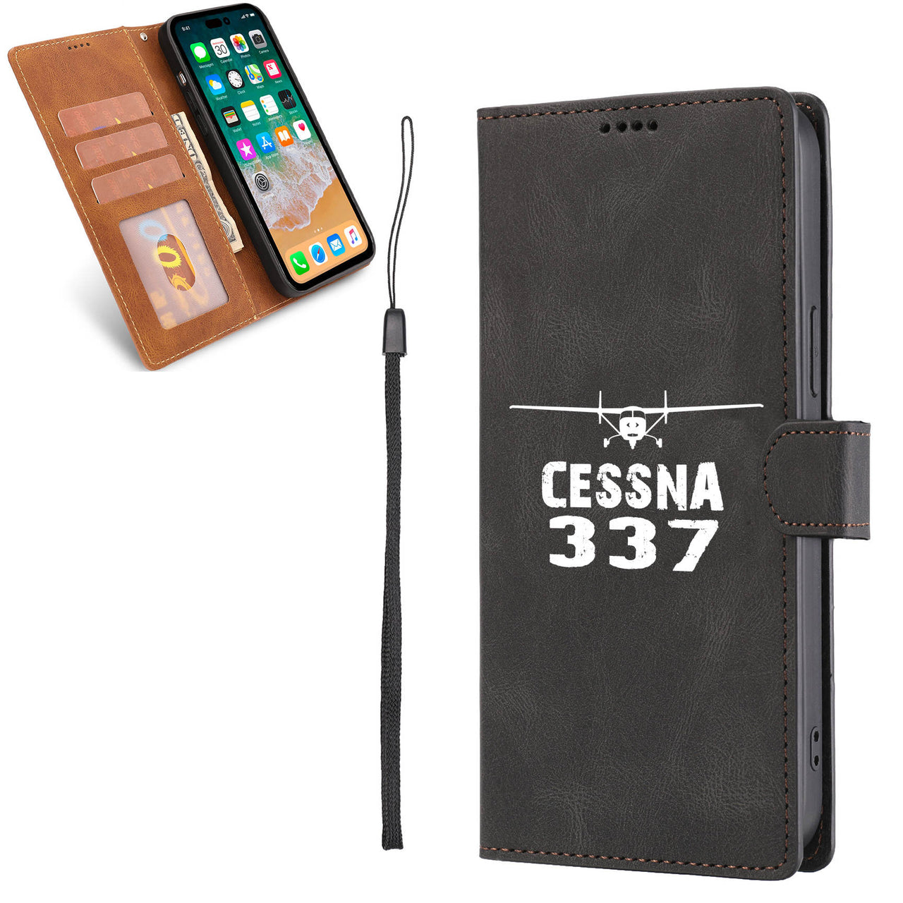 Cessna 337 & Plane Leather Samsung A Cases