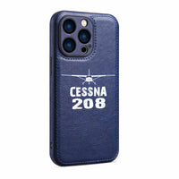 Thumbnail for Cessna 208 & Plane Designed Leather iPhone Cases