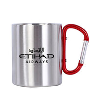 Thumbnail for Etihad Airways Airlines Designed Stainless Steel Outdoors Mugs