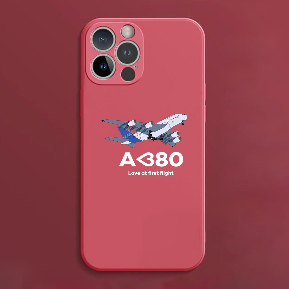 Airbus A380 Love at first flight Designed Soft Silicone iPhone Cases