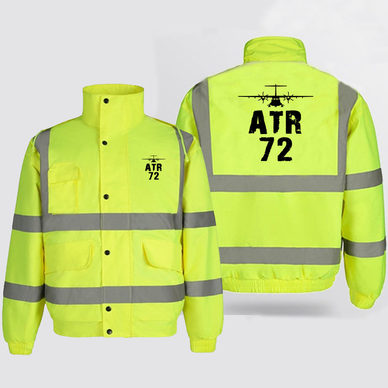 ATR-72 & Plane Designed Reflective Winter Jackets