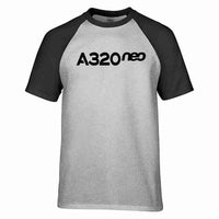 Thumbnail for A320neo & Text Designed Raglan T-Shirts