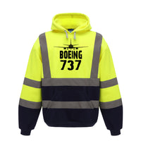 Thumbnail for Boeing 737 & Plane Designed Reflective Hoodies