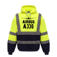 Thumbnail for Airbus A330 & Plane Designed Reflective Hoodies