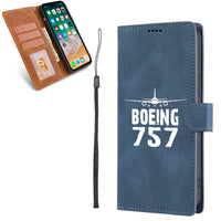 Thumbnail for Boeing 757 & Plane Designed Leather Samsung S & Note Cases
