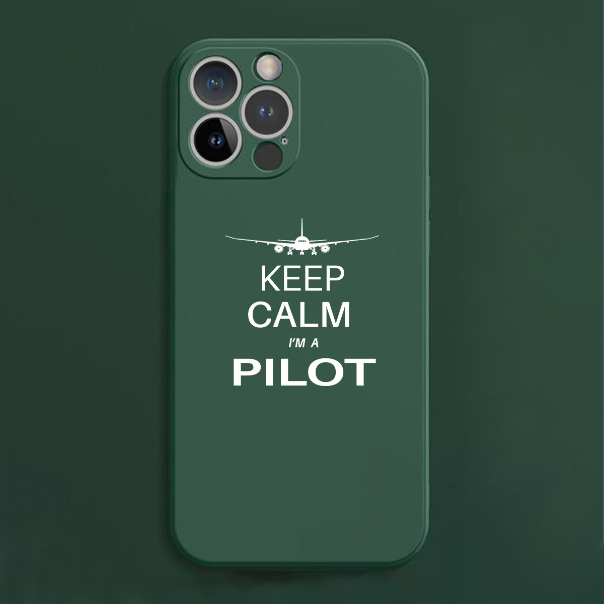 Pilot (777 Silhouette) Designed Soft Silicone iPhone Cases