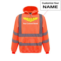 Thumbnail for Custom Name (Special US Air Force) Designed Reflective Hoodies