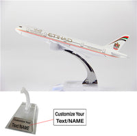 Thumbnail for Etihad Airways Boeing 777 Airplane Model (16CM)