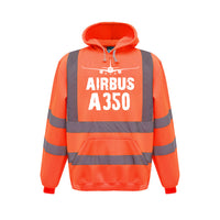 Thumbnail for Airbus A350 & Plane Designed Reflective Hoodies