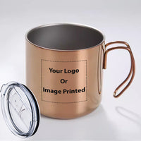 Thumbnail for Custom Design Image Logo Designed Stainless Steel Portable Mugs