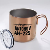 Thumbnail for Antonov AN-225 & Plane Designed Stainless Steel Portable Mugs
