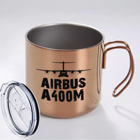 Thumbnail for Airbus A400M & Plane Designed Stainless Steel Portable Mugs