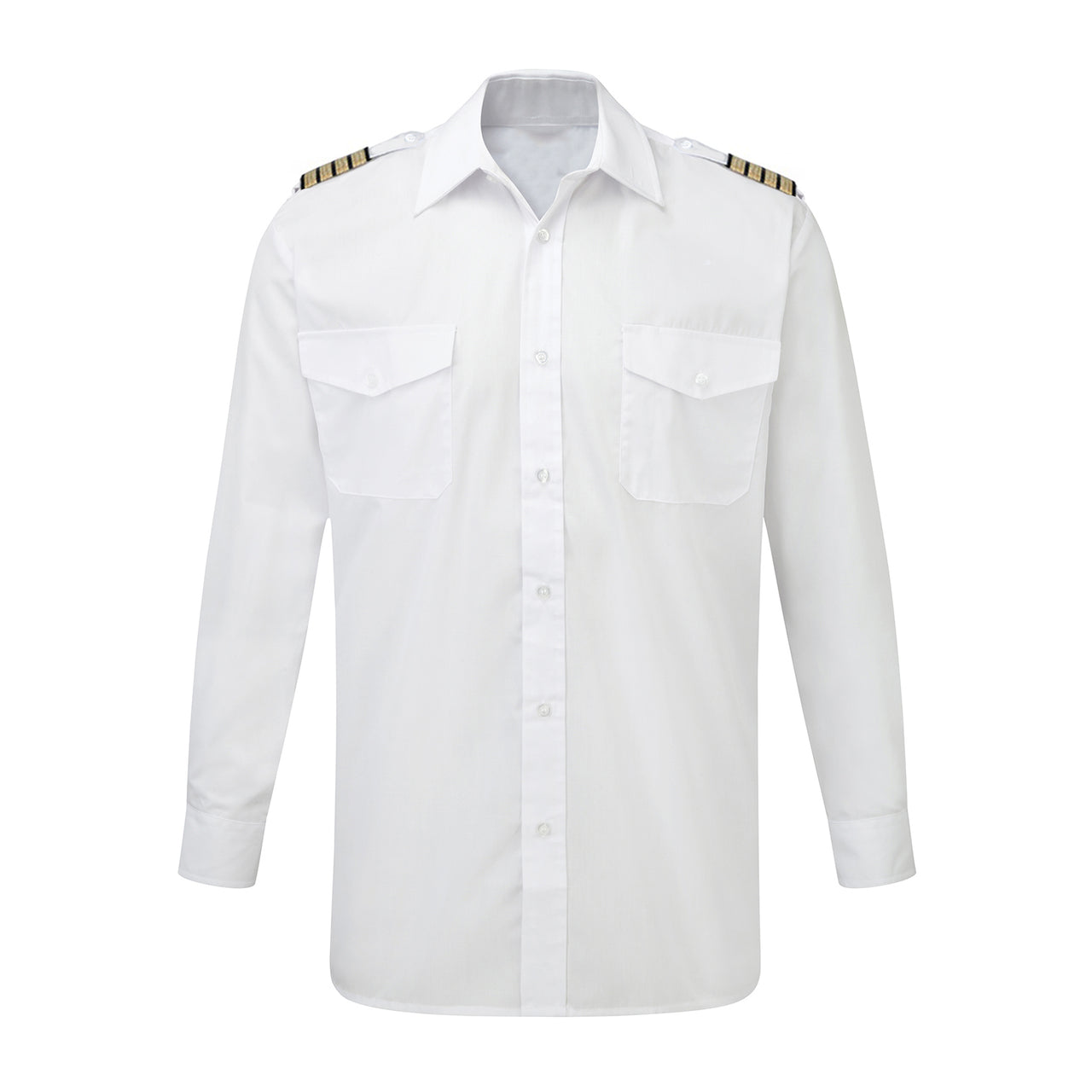 No Design Super Quality (4,3,2,1 Lines) Long Sleeve Pilot Shirts