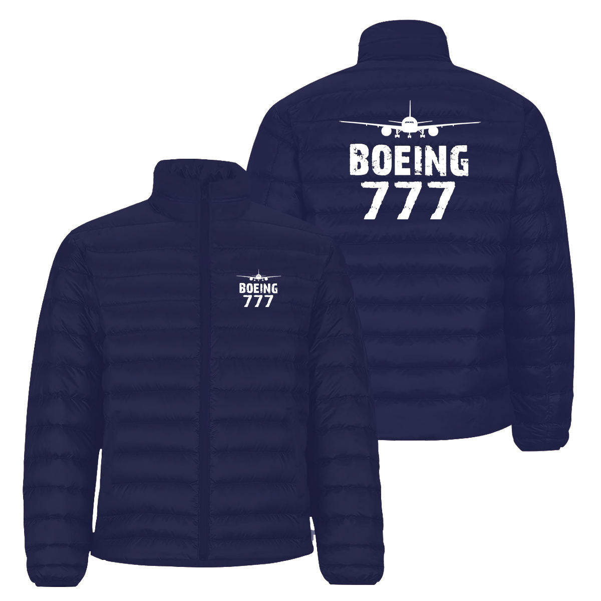 Boeing 777 & Plane Designed Padded Jackets