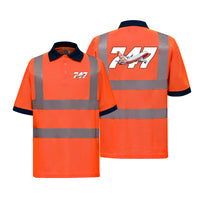 Thumbnail for Super Boeing 747 Intercontinental Designed Reflective Polo T-Shirts
