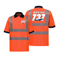 Thumbnail for Super Boeing 737+Text Designed Reflective Polo T-Shirts