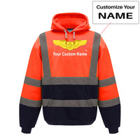 Thumbnail for Custom Name (Special US Air Force) Designed Reflective Hoodies