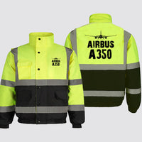 Thumbnail for Airbus A350 & Plane Designed Reflective Winter Jackets