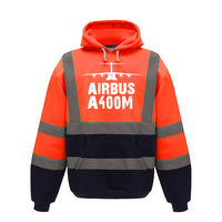Thumbnail for Airbus A400M & Plane Designed Reflective Hoodies