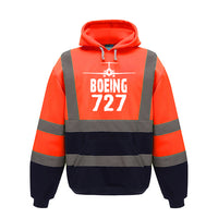 Thumbnail for Boeing 727 & Plane Designed Reflective Hoodies