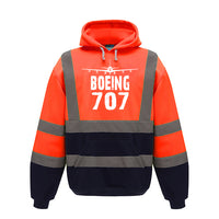 Thumbnail for Boeing 707 & Plane Designed Reflective Hoodies