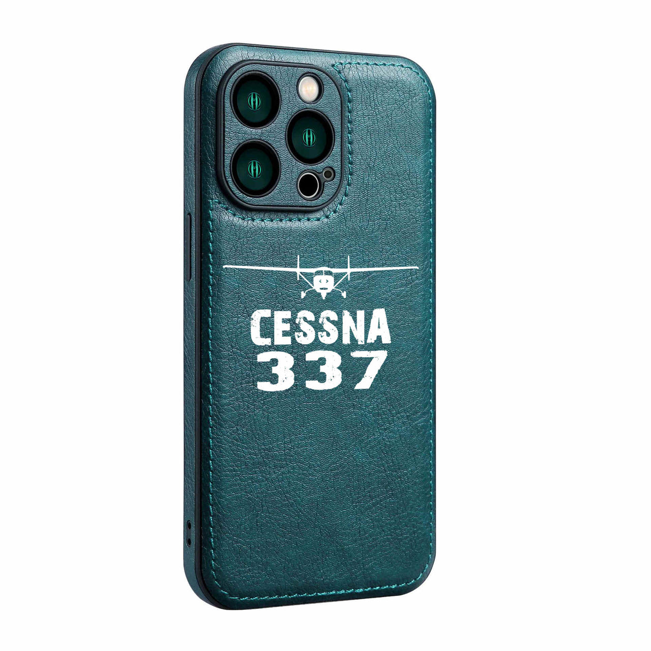 Cessna 337 & Plane Designed Leather iPhone Cases