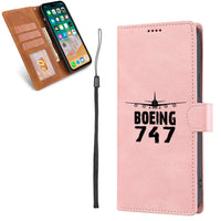 Thumbnail for Boeing 747 & Plane Designed Leather Samsung S & Note Cases