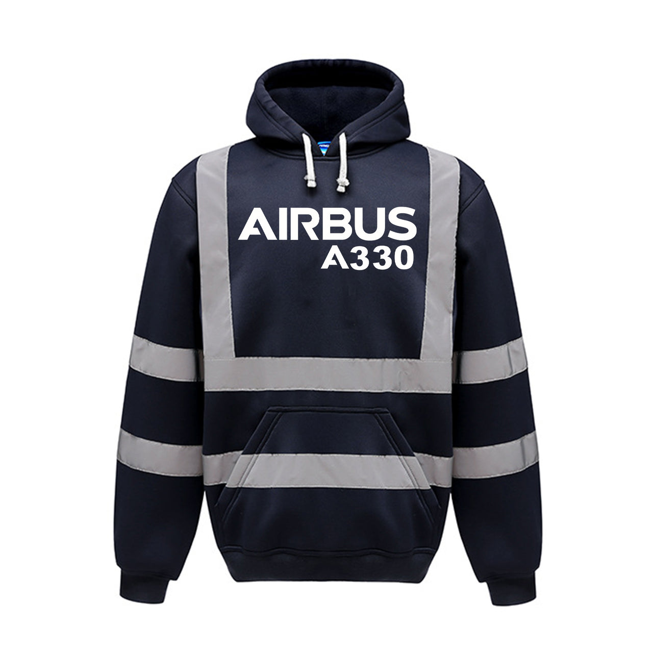 Airbus A330 & Text Designed Reflective Hoodies