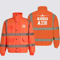 Thumbnail for Airbus A330 & Plane Designed Reflective Winter Jackets