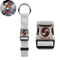 Thumbnail for Korean Airlines Designed Portable Luggage Strap Jacket Gripper
