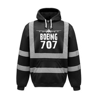 Thumbnail for Boeing 707 & Plane Designed Reflective Hoodies
