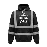 Thumbnail for Boeing 747 & Plane Designed Reflective Hoodies