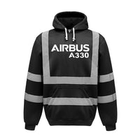 Thumbnail for Airbus A330 & Text Designed Reflective Hoodies
